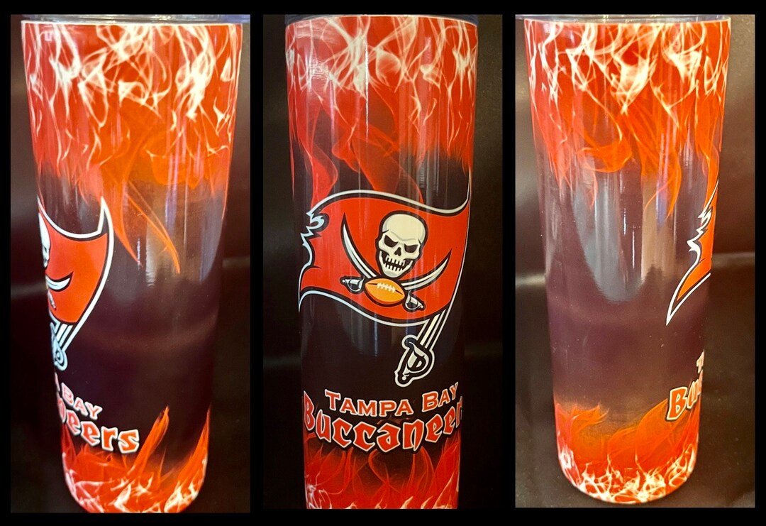 Tampa Bay Bucs 20 Ounce Skinny Tumbler - Etsy