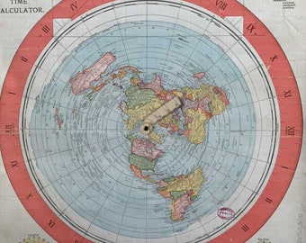 1892 Gleason's New Standard Map of the World