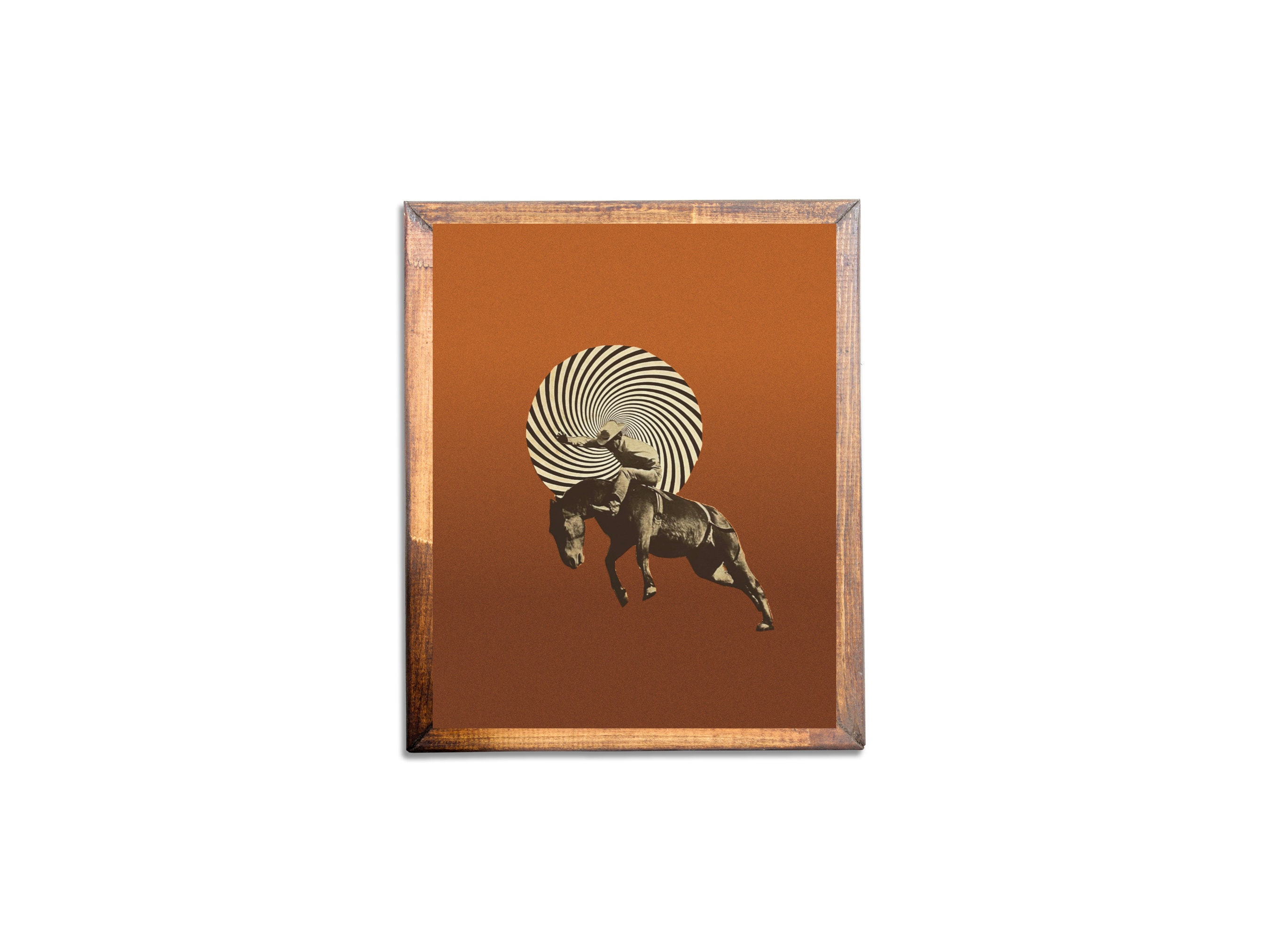 Rodeo Collage Print Western Decor Cowboy Print Vintage - Etsy