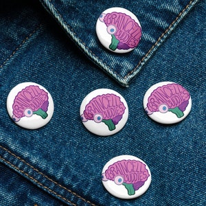 Brain Cell Buddies - Set of 5 Badge Pins