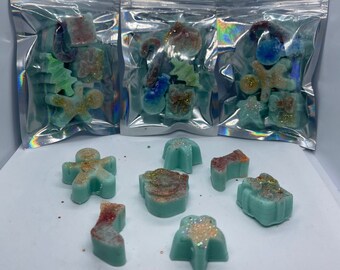 Snowflake Sparkle wax melt Christmas shapes