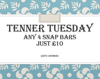 Tenner Tuesday Sale 4 Snap bars for a Tenner