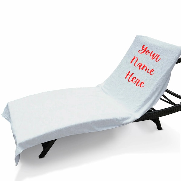 Lounge Chair Pool Towels Etsy