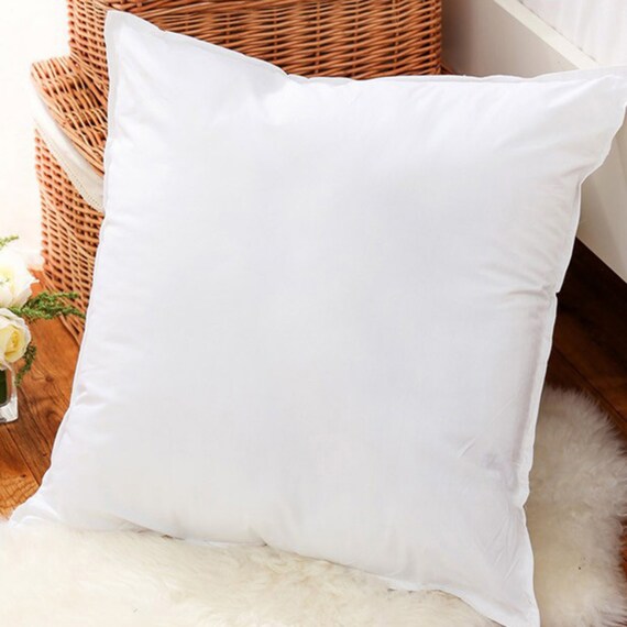 Yesterday Home Set of 2-18x18 Throw Pillow Inserts-Down Feather Pillow  Inserts-White