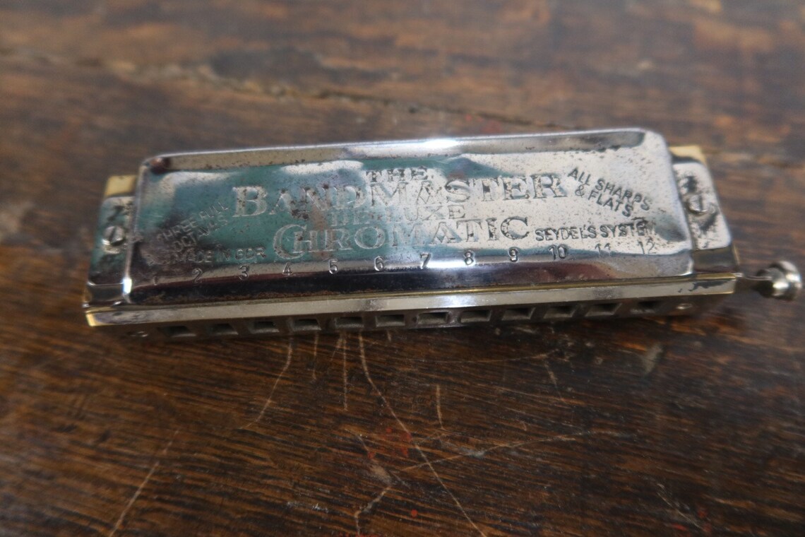 Vintage Bandmaster Deluxe Chromatic Harmonica All Sharps and Etsy