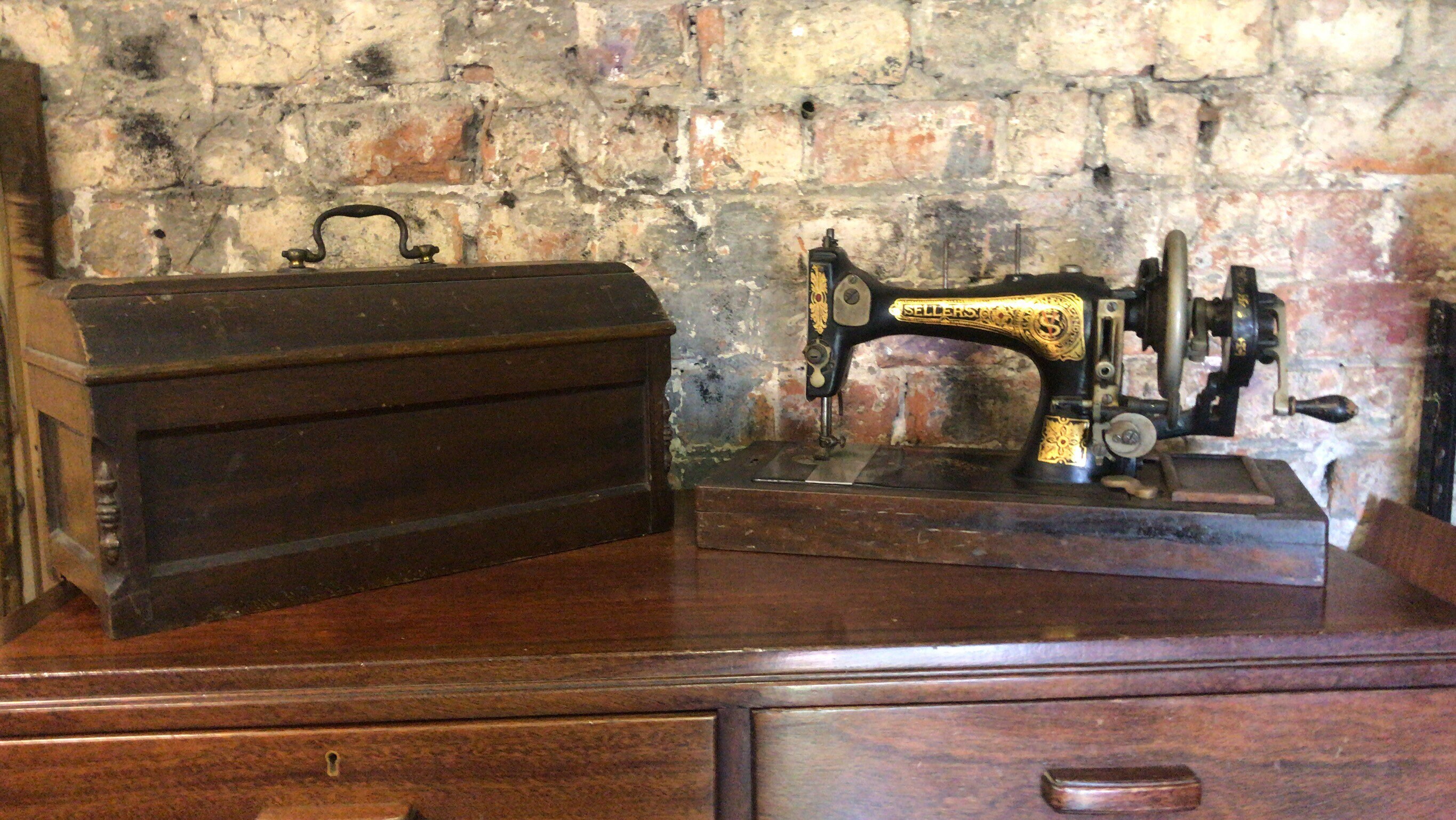 Rare Antique Sellers Sewing Machine and Case Great Working Etsy