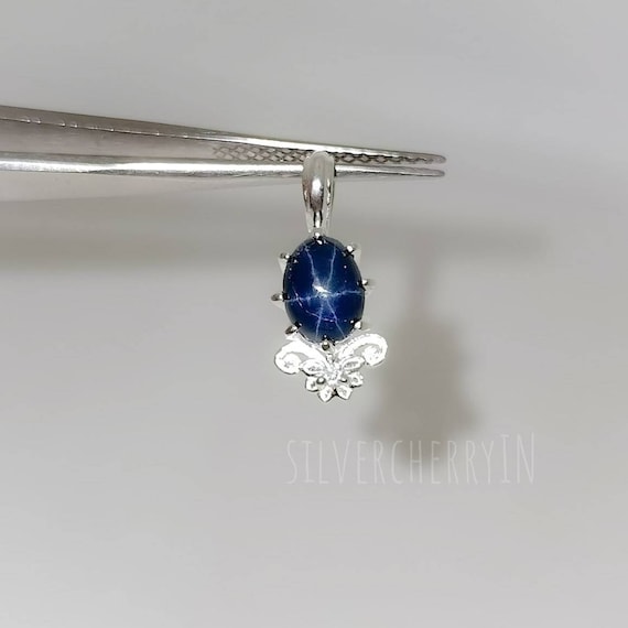 Star sapphire deals pendant