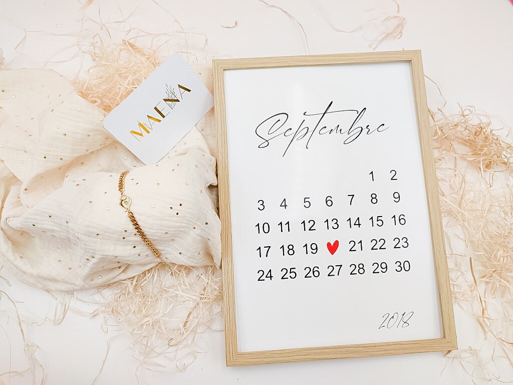 Box Fête Des Mères Une Affiche Personnalisée et Un Bracelet