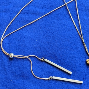 Butterfly Bolo Tie Necklace: Gold Tone Kids Y Lariat