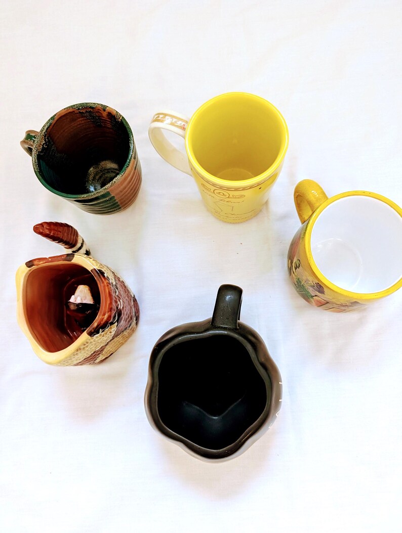 Taza de café Studio Pottery: Serpiente de cascabel, Zodíaco de Anthropologie, Otoño de Rae Dunn imagen 5