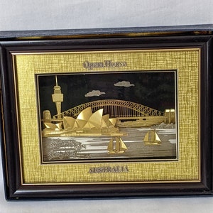 3D Sydney Opera House Framed Art: Australia Souvenir (9&quot;x7&quot;)