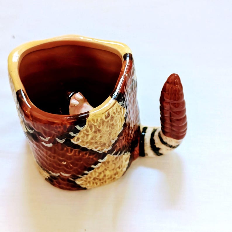 Taza de café Studio Pottery: Serpiente de cascabel, Zodíaco de Anthropologie, Otoño de Rae Dunn imagen 10