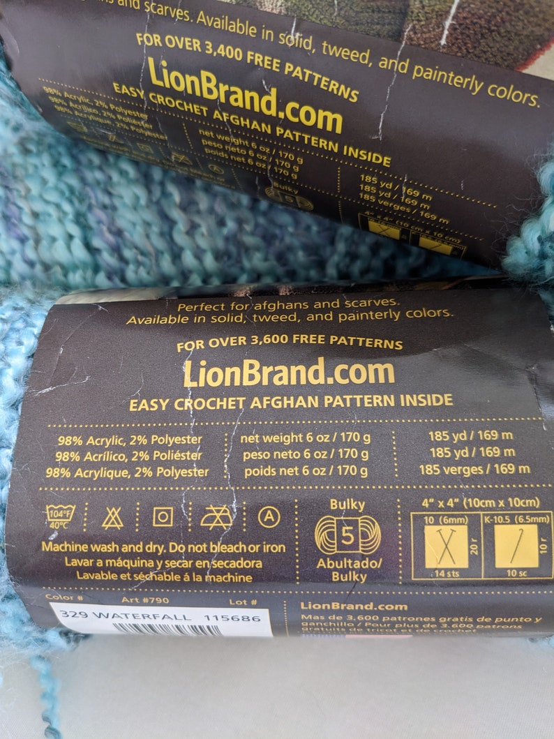 Yarn USA Lion Brand Homespun Yarn Bulky Weight 5 6 Oz/185 Yds 98