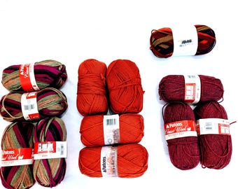 Patons Classic Wool Yarn: Rustic Fall Colors, 3.5oz Skeins
