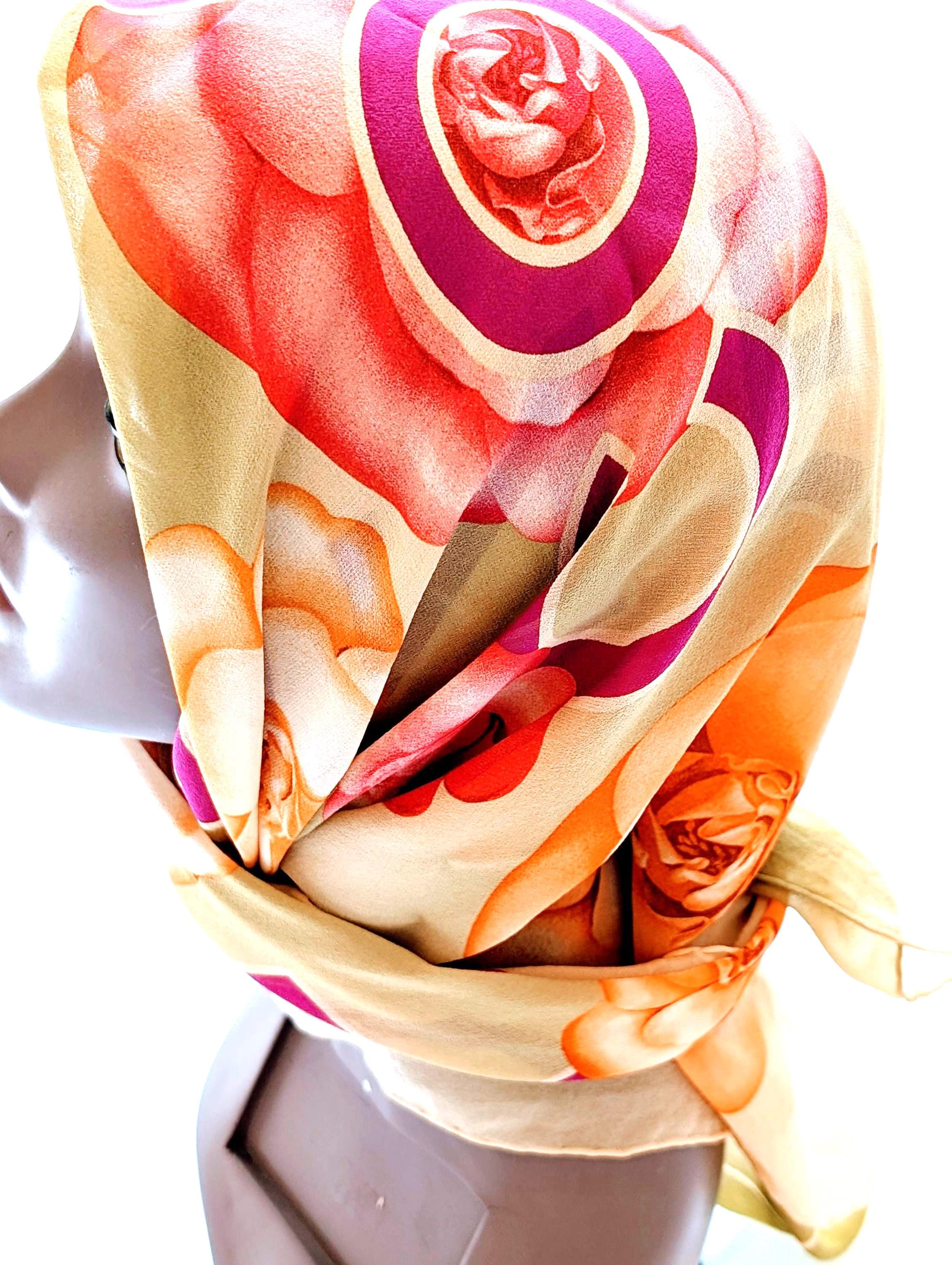 Gift for Her Coco Chanel Silk Scarf 32