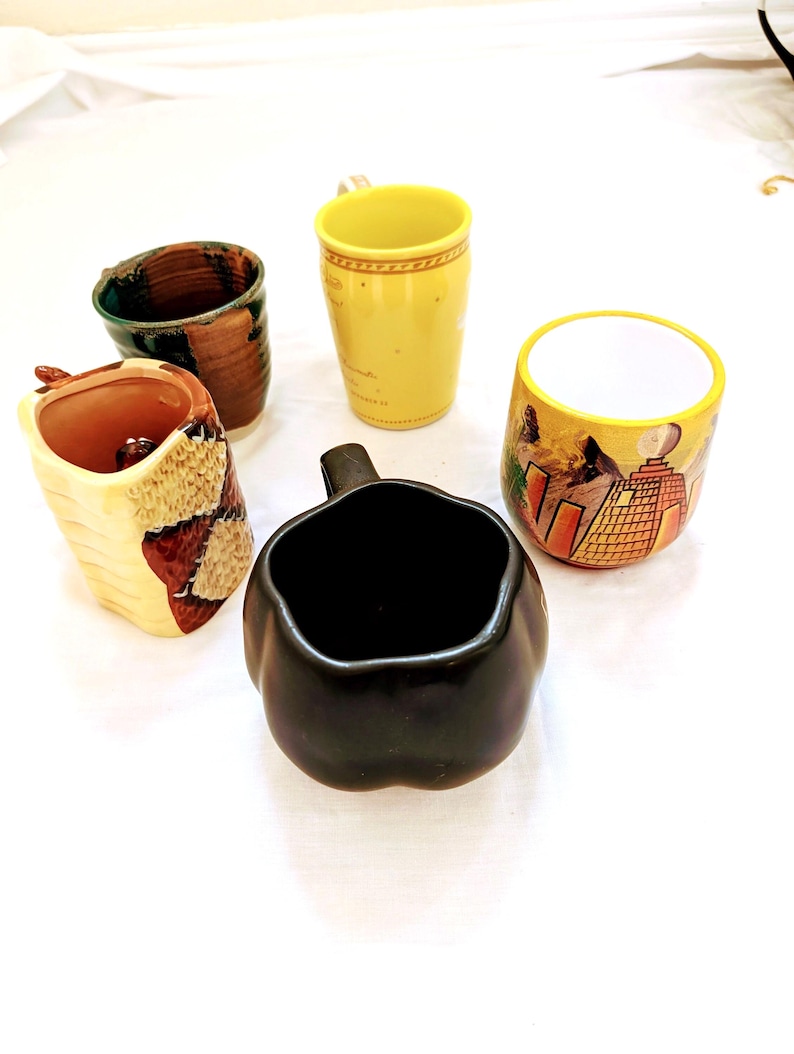 Taza de café Studio Pottery: Serpiente de cascabel, Zodíaco de Anthropologie, Otoño de Rae Dunn imagen 3