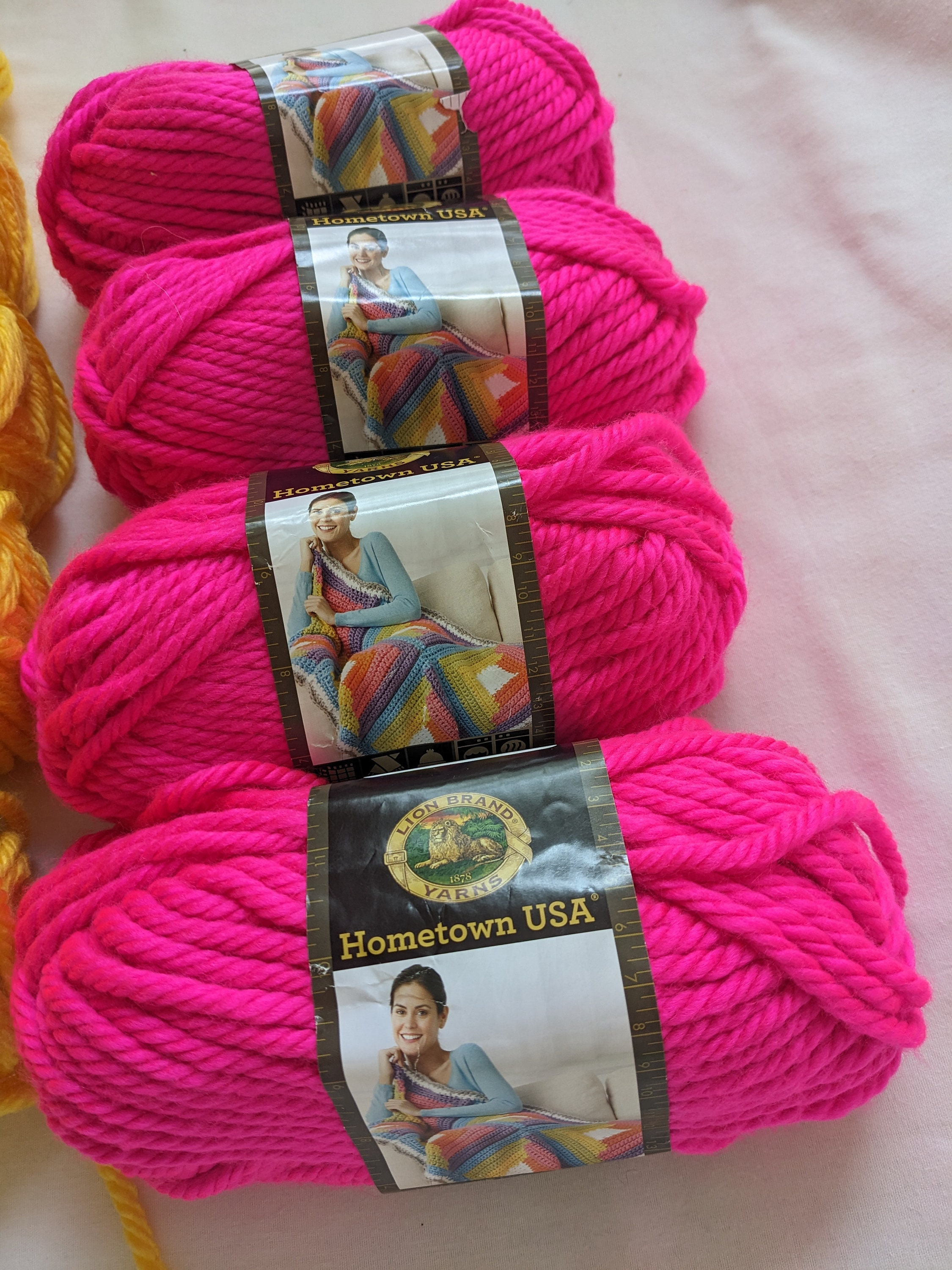 Lion Brand 12 pack: lion brand pound of love yarn