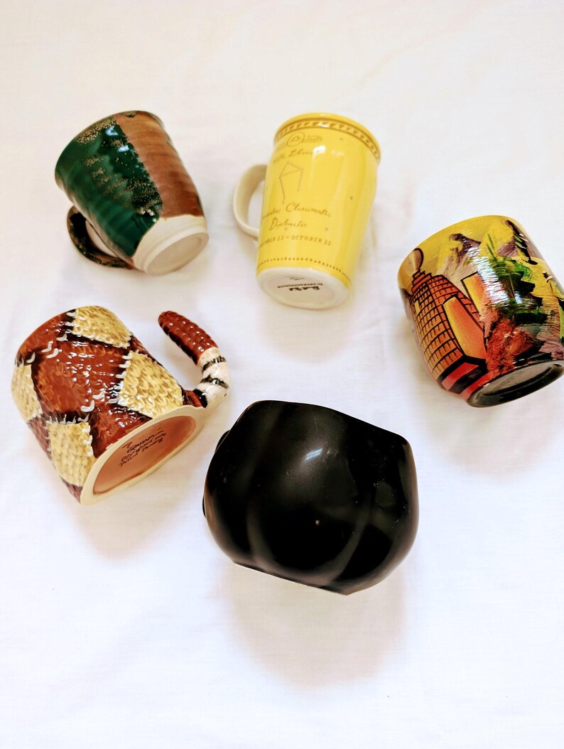 Taza de café Studio Pottery: Serpiente de cascabel, Zodíaco de Anthropologie, Otoño de Rae Dunn imagen 6