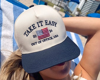 Take it Easy Vintage Trucker Hat