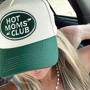 Hot Moms Club - Green Vintage Trucker Hat