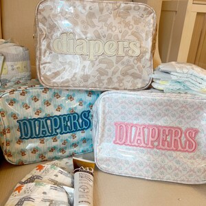 Diapers XL - Clear Coat Bag