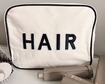 Hair Canvas XL Bag - Black Trim