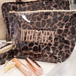 Leopard - Clear Coat Bag | Customizable