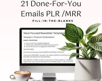 Done-For-You Email Templates: Small Business Marketing (PLR/MRR)