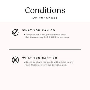 Conditions of purchase: personal use only, do not resell or share