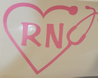 Decal de coche de enfermera