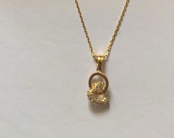 14k heart necklace ,heart necklace , gold necklace , gold heart necklace , heart necklace for women , heart necklace gold