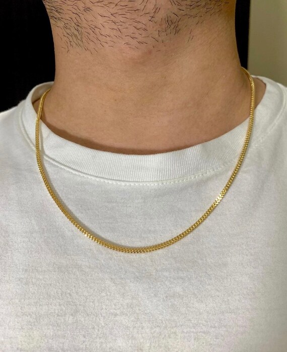 18k gold foxtail chain deals
