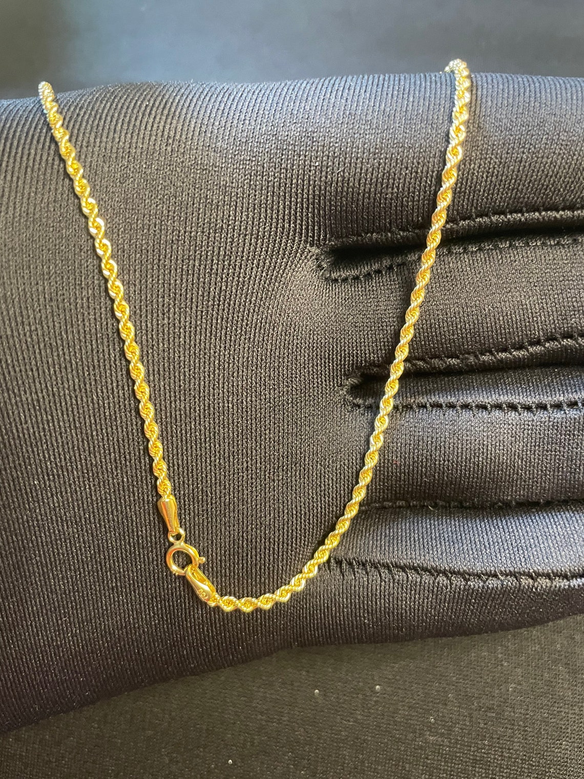 18k Solid Gold Rope Chain Gold Rope18k Rope Chain18k Rope Etsy Canada