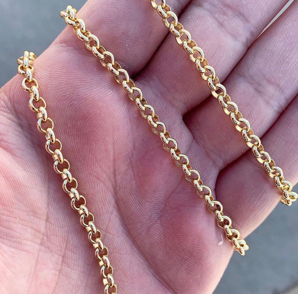 Rolo chain 14k Clearance