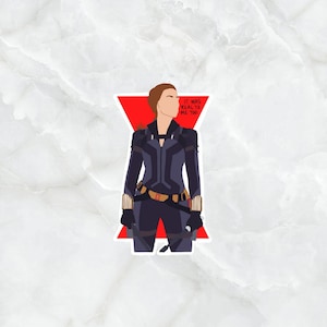 Sticker quote poster Natasha