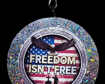 Cowboy Scented Vehicle Freshie Air Freshener - Freedom Isn't Free