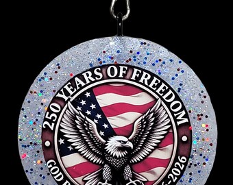 Bamboo Scented Vehicle Freshie Air Freshener - 250 Years Of Freedom