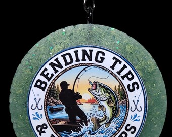 Bahama Fizz Scented Vehicle Freshie Air Freshener - Bending Tips & Ripping Lips