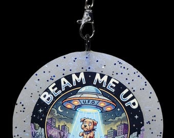 Citrus Medley Scented Vehicle Freshie Air Freshener - Beam Me Up This Place Sucks