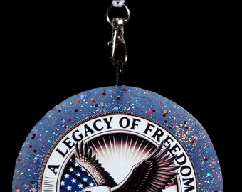 Black Teakwood Scented Vehicle Freshie Air Freshener - A Legacy Of Freedom