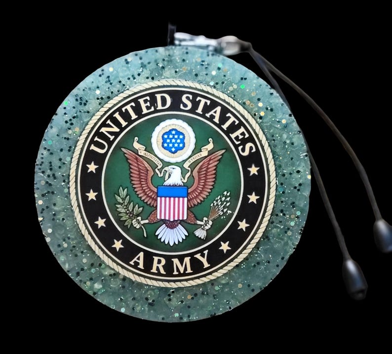 Black Ice Scented Vehicle Freshie Air Freshener - The US Army bild 2