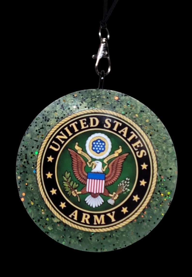 Black Ice Scented Vehicle Freshie Air Freshener - The US Army bild 1