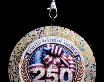 Clean Cotton Scented Vehicle Freshie Air Freshener  -  USA 250th Anniversary