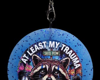 Leather Scented Vehicle Freshie Air Freshener - At Least My Trauma Made Me Funny
