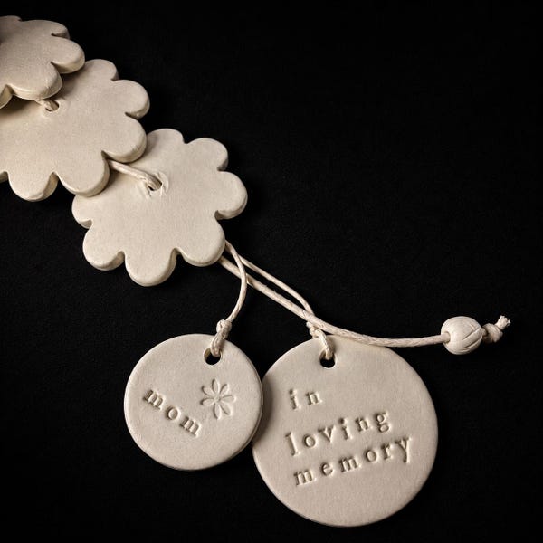 Personalized Wind Chime Tags or Bell Clapper : Bereavement, Pet Loss, Mom Gift