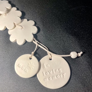 Add-On Tags/Clapper - To Personalize a Chosen Wind Chime or Bell (Not Included) -Wedding-Anniversary-Bereavement-Pet Loss-Mom-Gift -Keepsake