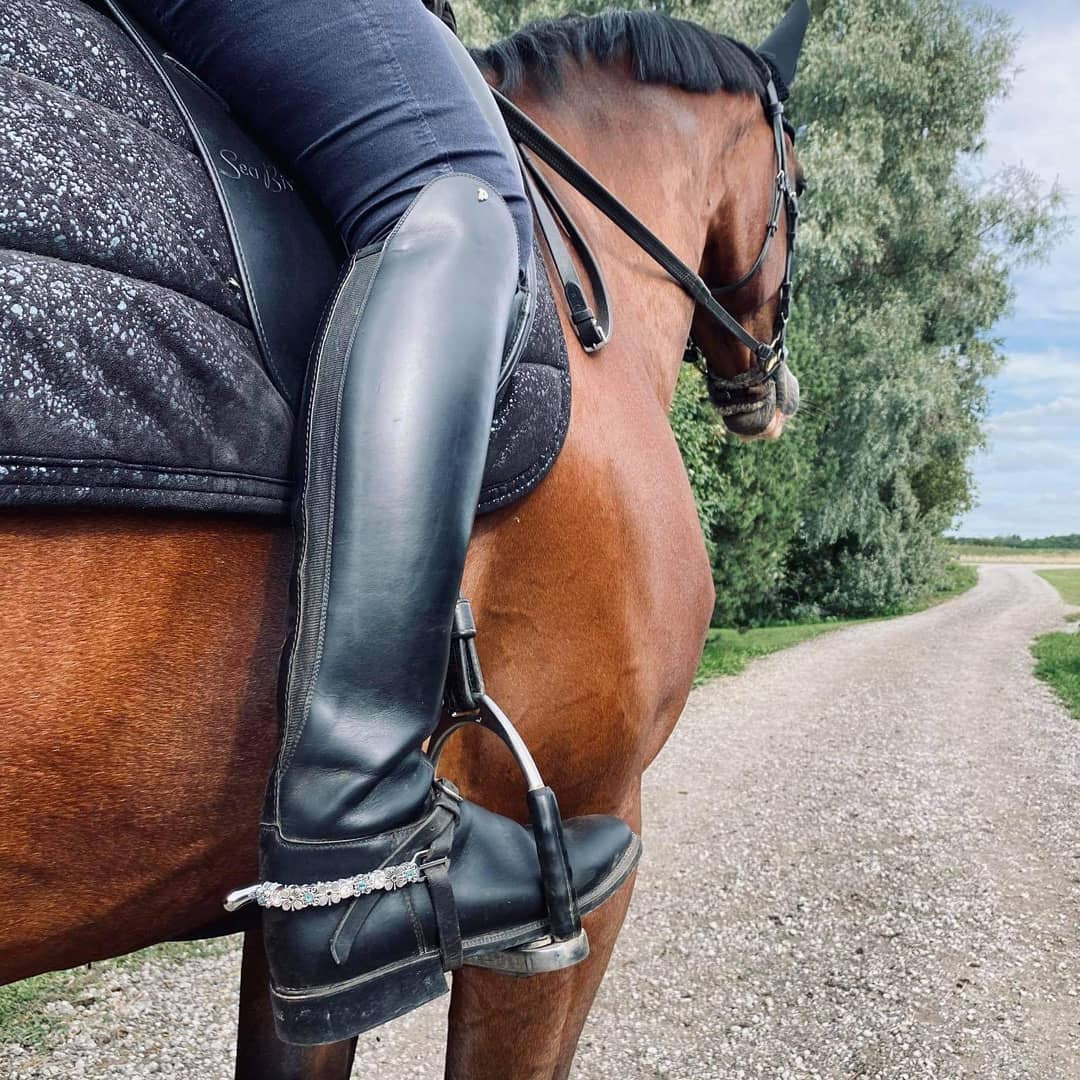 Luxury Custom Made Riding Spurs With Swarovsky Crystals Etsy UK