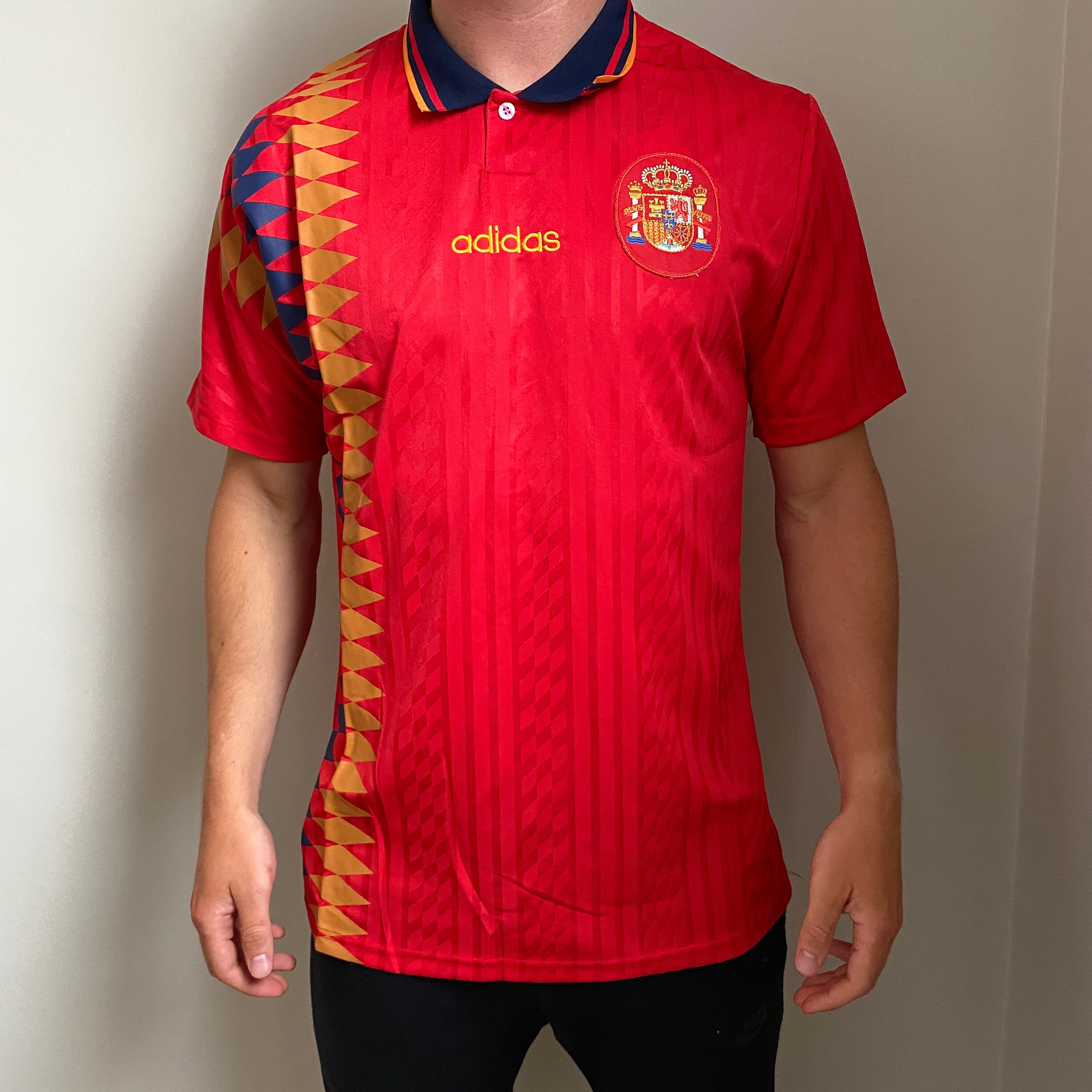 Retro Spain football shirt Etsy