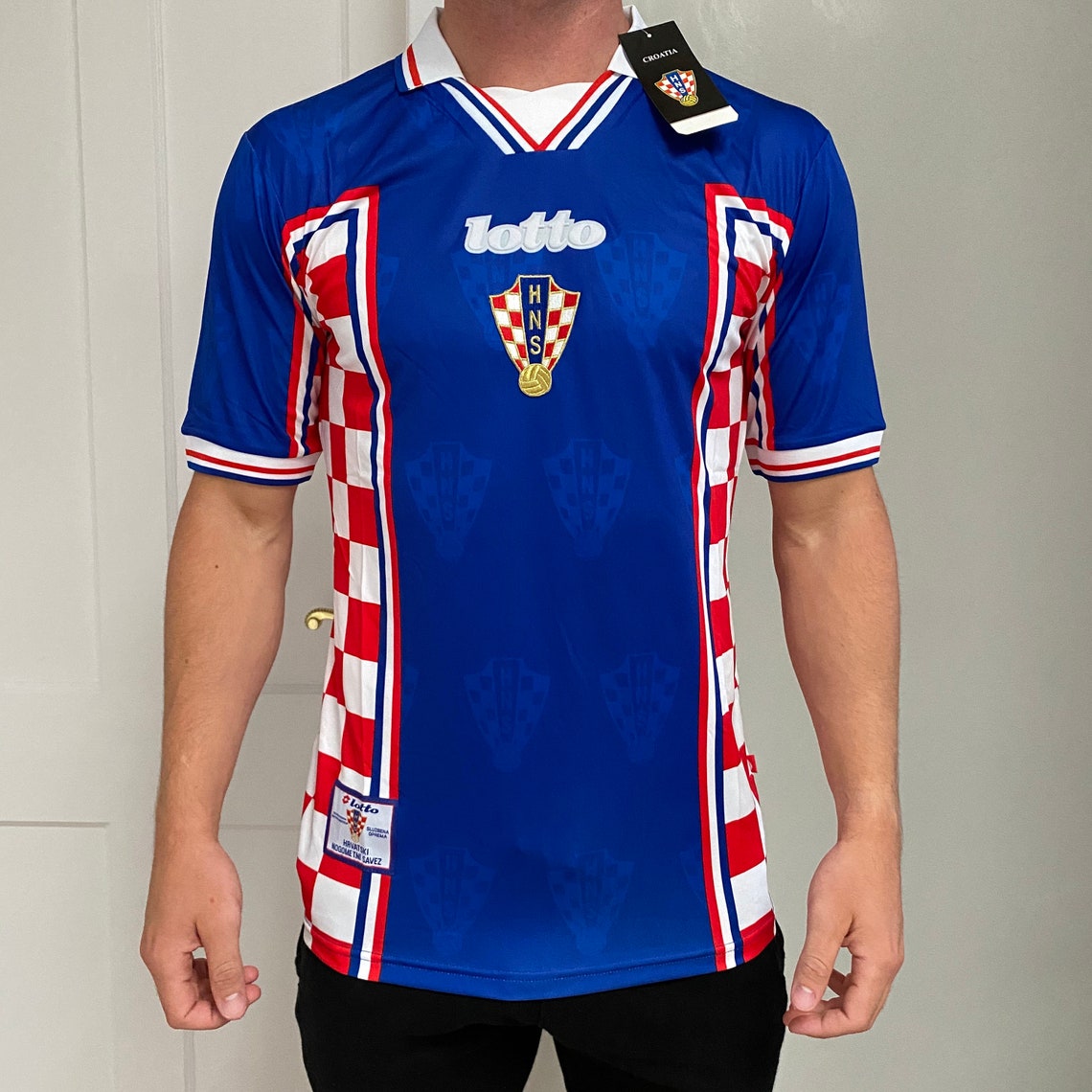 retro croatia football shirt