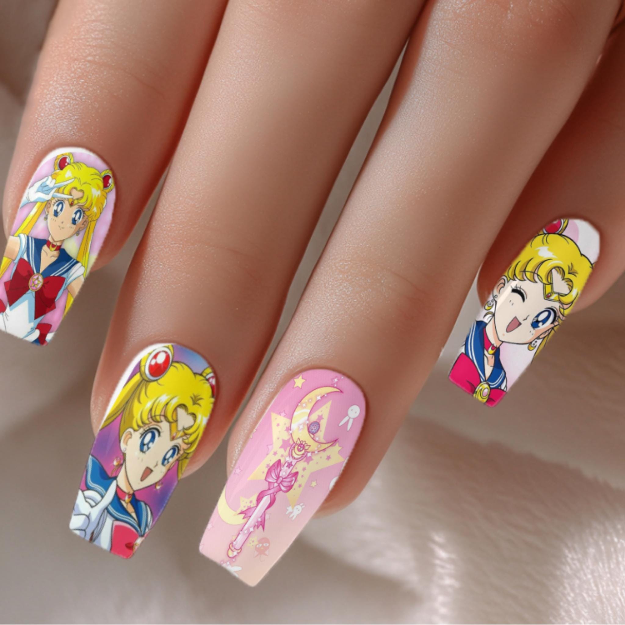 Kads Nagelstempelplatte – Motive Mit Stern, Mond & Katze, 7x8 Cm, Edelstahl, Für Nailart Zu Hause